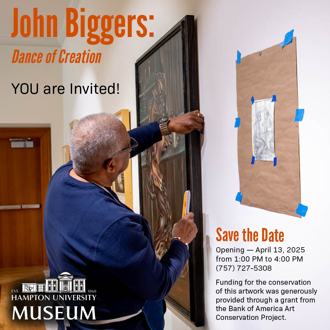 John Biggers Exhibition Preparation